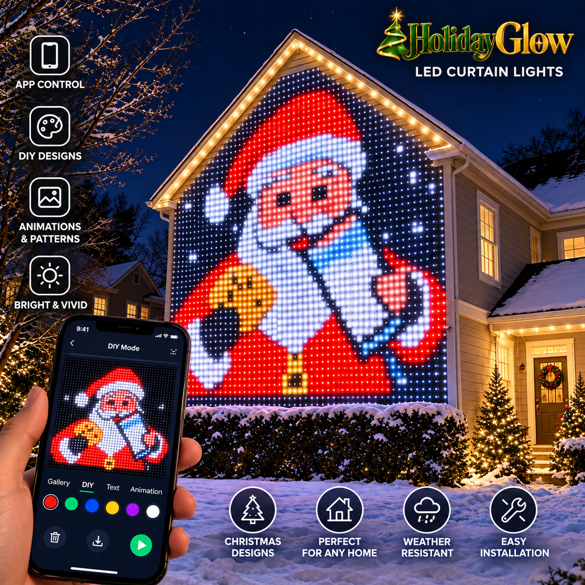Holiday Glow String Lights