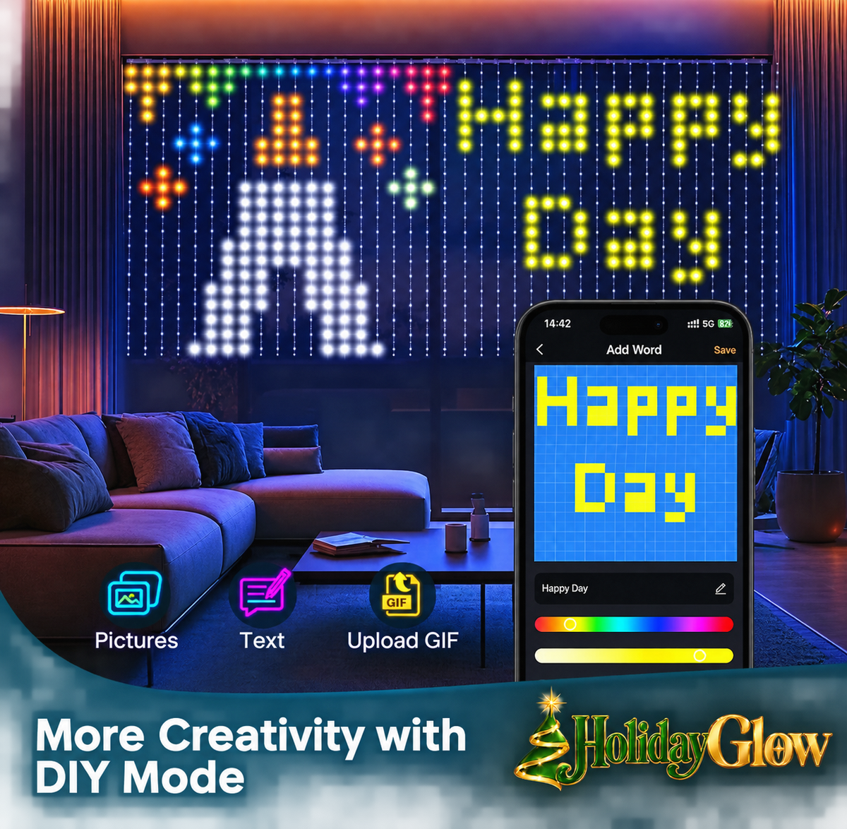 Holiday Glow String Lights